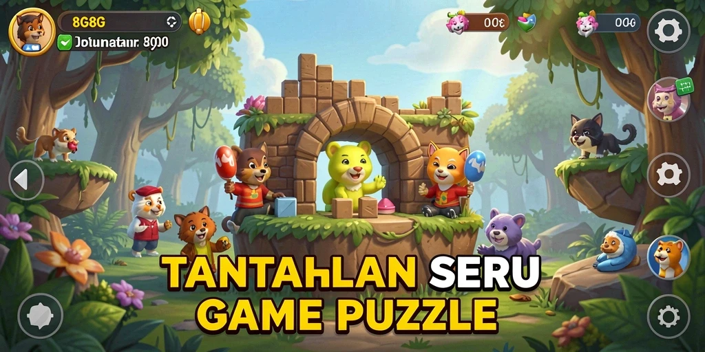 Tangkapan layar dari gameplay menantang di 8G8G.