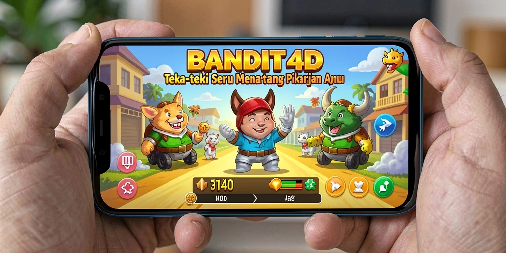 Screenshot gameplay BANDIT4D menunjukkan teka-teki menantang yang harus dipecahkan.