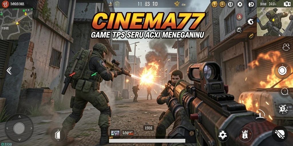 Tampilan gameplay CINEMA77 yang penuh aksi dan menegangkan.