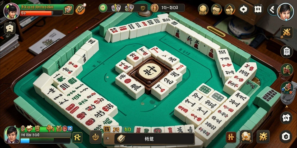 Tampilan gameplay D06 yang menarik dalam permainan Mahjong.