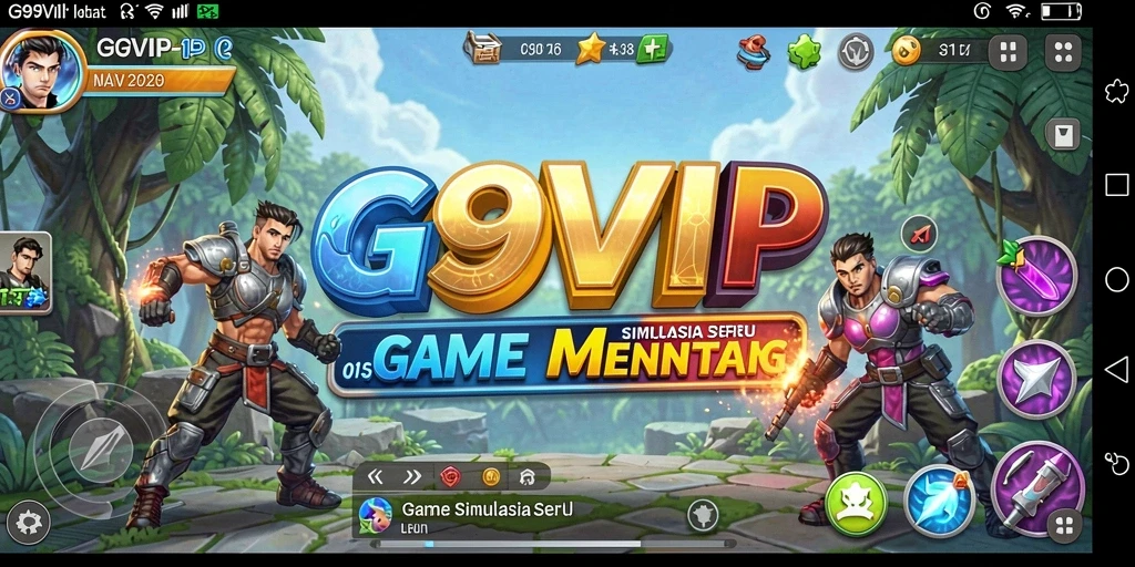 Tampilan gameplay seru dan interaktif dari G9VIP.