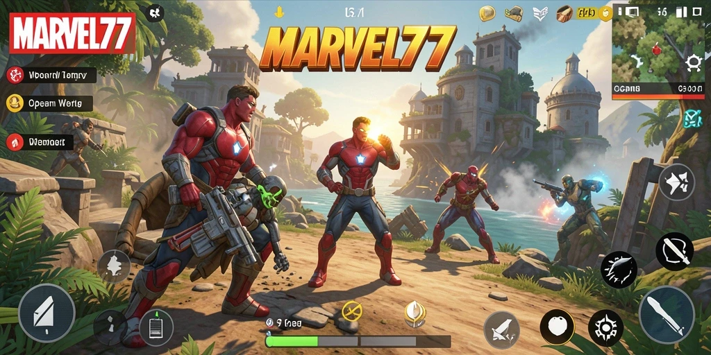 Screenshot gameplay yang menampilkan aksi seru dalam dunia Open World.