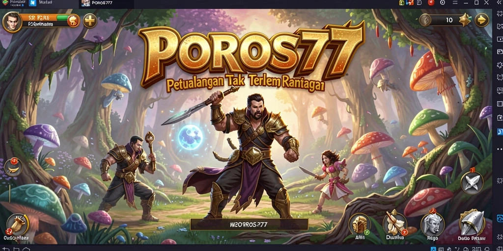 Screenshot gameplay POROS77 yang menunjukkan aksi petualangan seru.