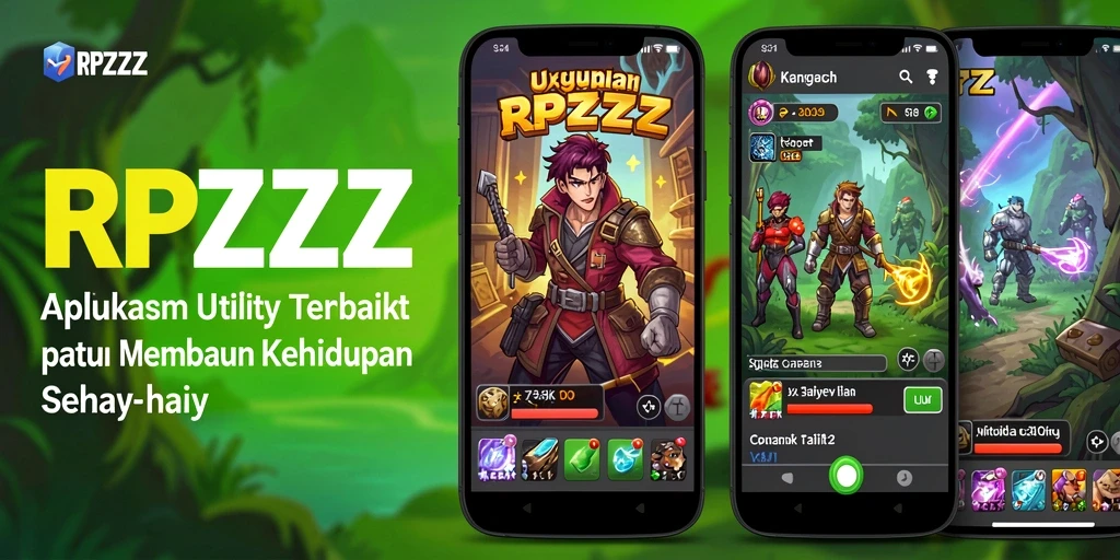Tampilan aplikasi RPZZZ dengan antarmuka pengguna yang sederhana dan intuitif.