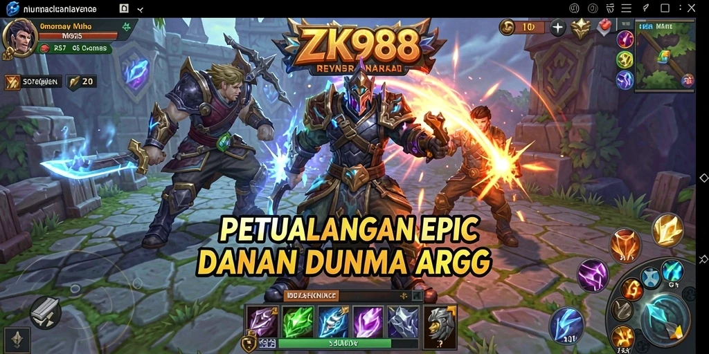 Gameplay ARPG ZK988 yang seru dan menakjubkan.